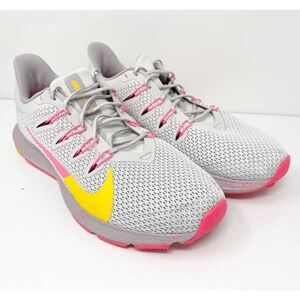 Nike Quest 2 Running Shoe Sneaker, Grey Pink Orange, Women's 6